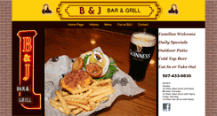 Desktop Screenshot of bandjbarandgrill.com